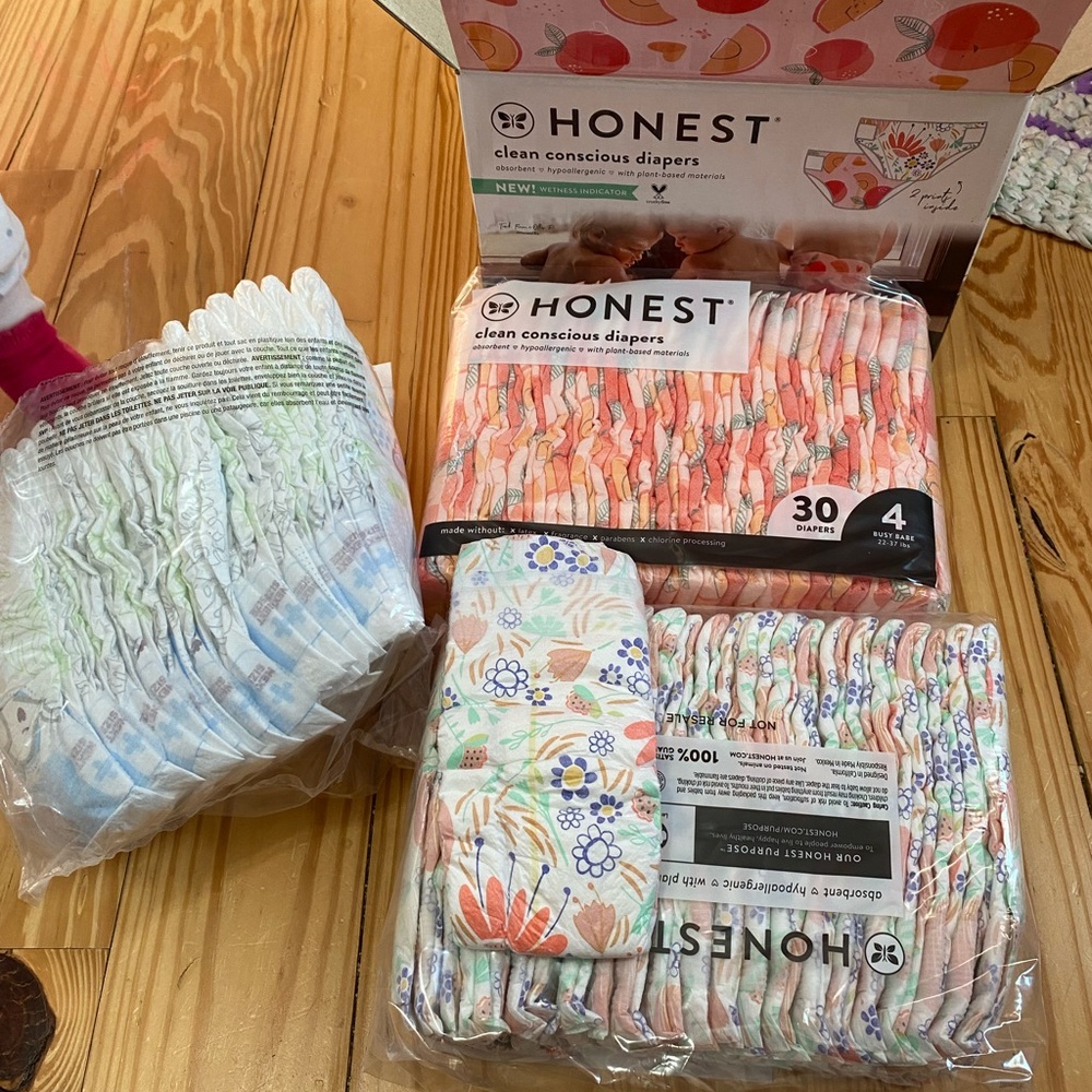 Size 4 Diaper Lot